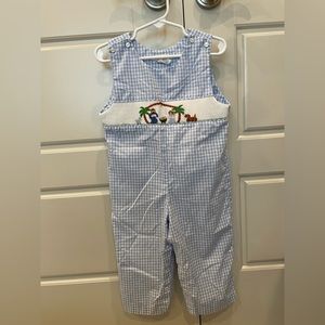 Christmas Nativity Smocked Longalls